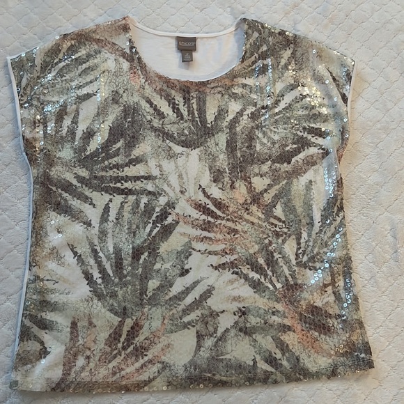 Island Sequin Chicos shirt - Picture 3 of 5